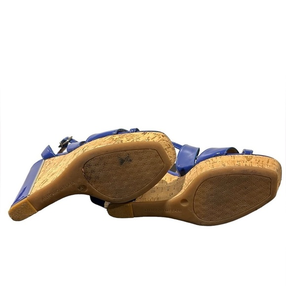 {Antonio Melani} Sydniee Cross Strap Ankle Wedge - Picture 3 of 6